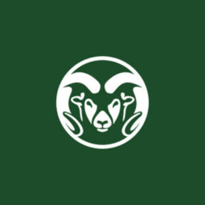 CSU Logo, white on a green background